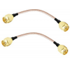 10cm SMA Male to SMA Male RG316 Cable Jumper Pigtail